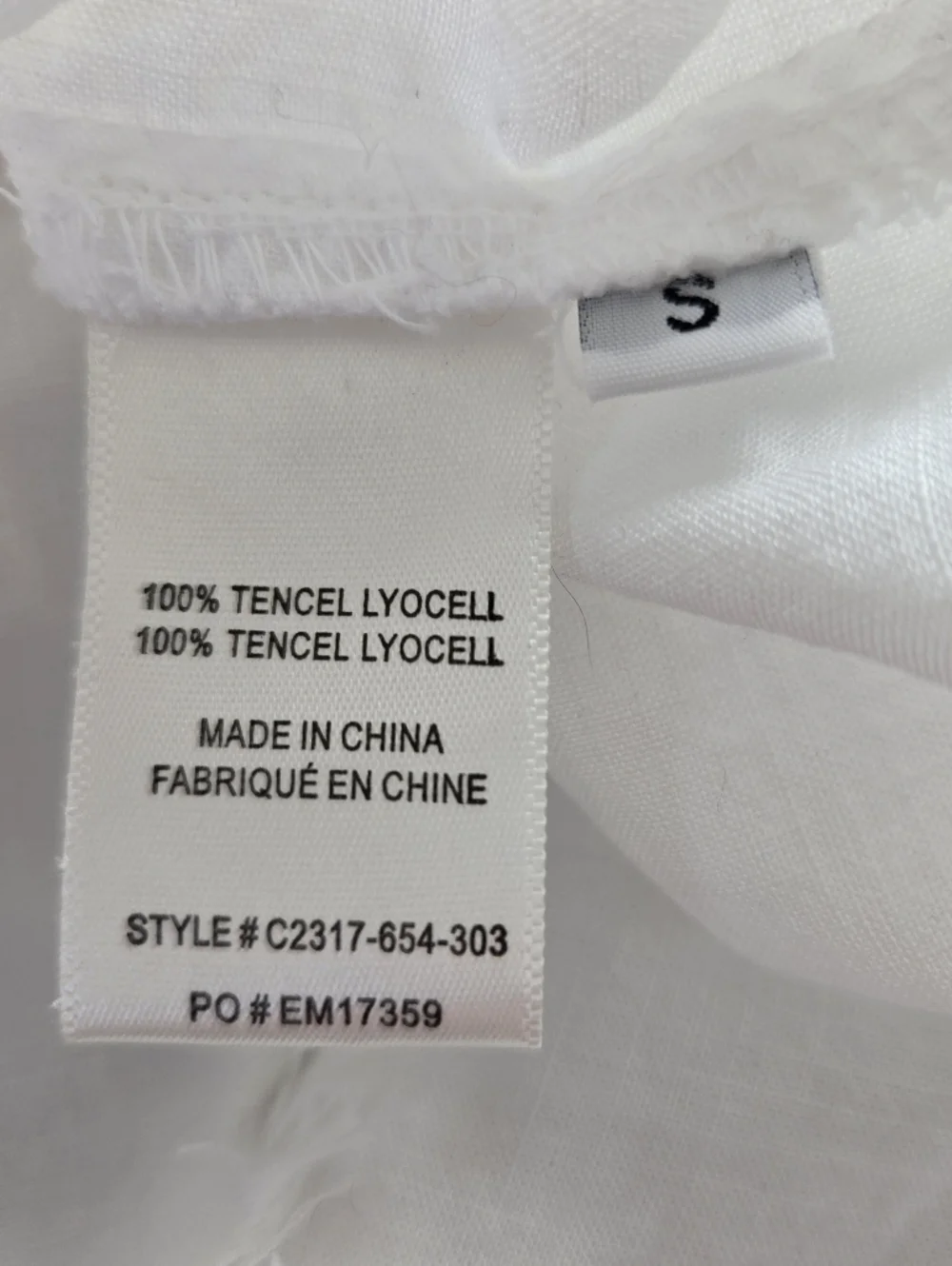 Cloth & Stone Anthropologie White‎ Off the Shoulder Small Top Fray Hem Tencel